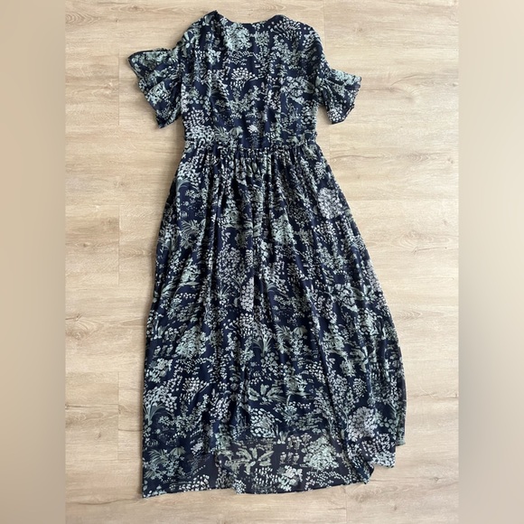 Anthropologie HD In Paris Floral Maxi Dress Spring Easter SZ M - Picture 8 of 8